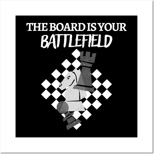 Chess - the board is your battlefield Wall Art by William Faria